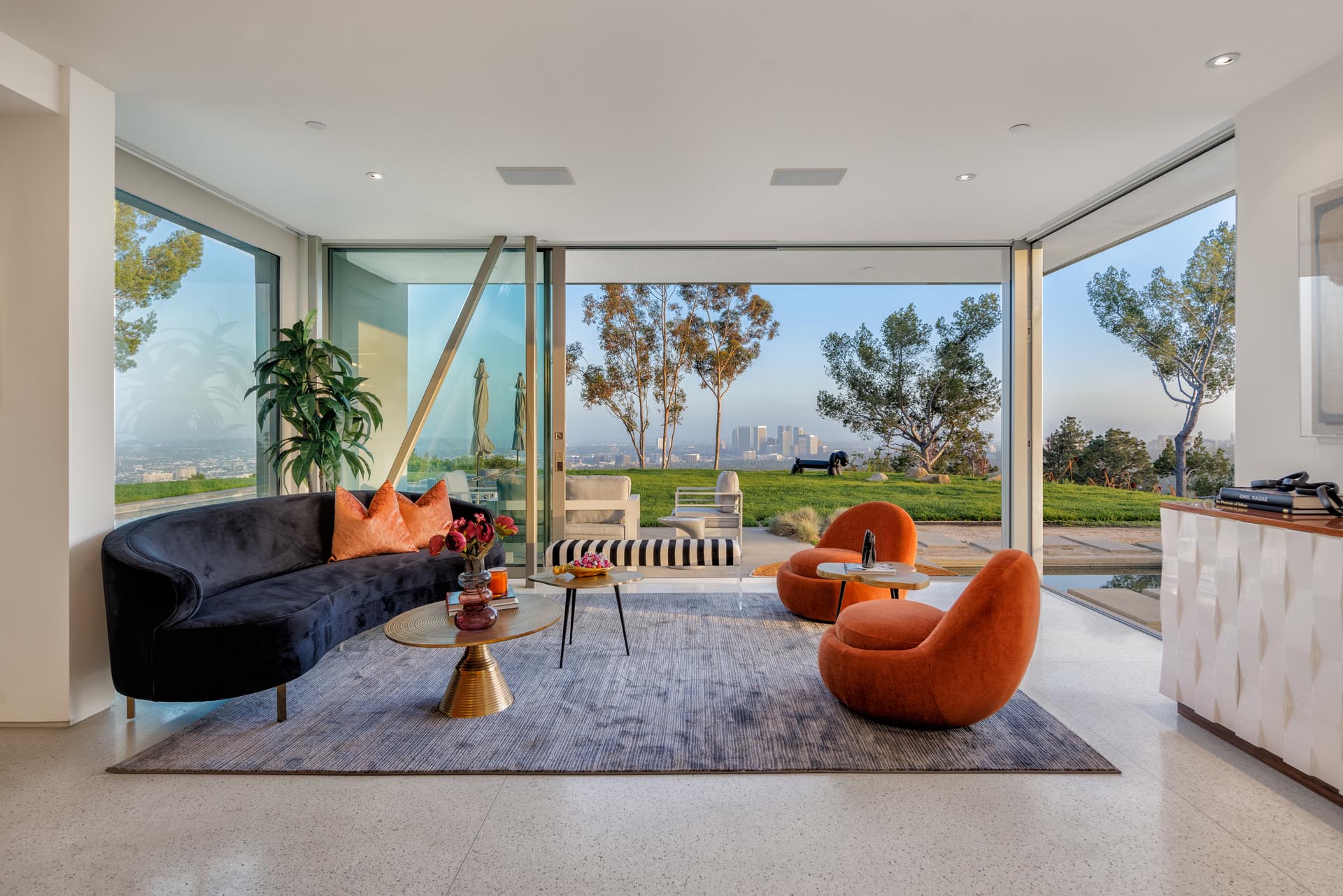 Interior with city view